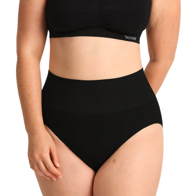 Boody Shaper High Cut Full Briefs - Black