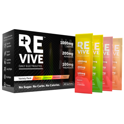 REVIVE Daily Electrolytes - Variety Mix 1 - 40 Sachets