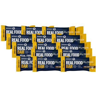 Sport Rx Real Food Protein Bar Choc Almond Toffee 