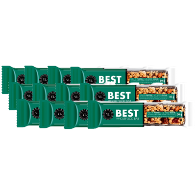 Youthful Living Best Wholefood Bar - Almond, Cranberry & Dark Chocolate x 12
