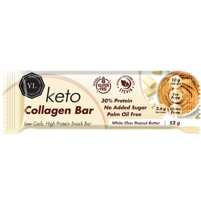  Youthful Living Keto Collagen Bar - White Chocolate Peanut Butter