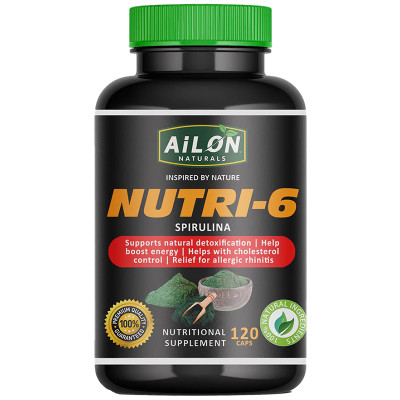 Ailon Naturals Nutri 6 - Spirulina capsules 