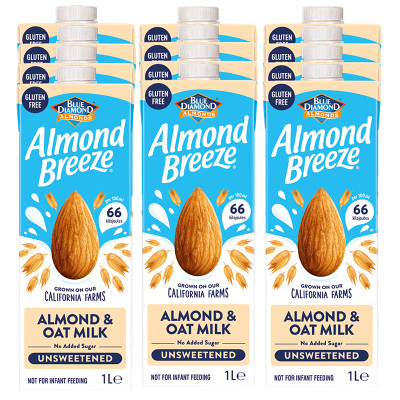 Almond Breeze Almond & Oat Milk x 12