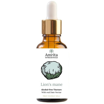 Amrita Lion's Mane Alcohol-Free Tincture