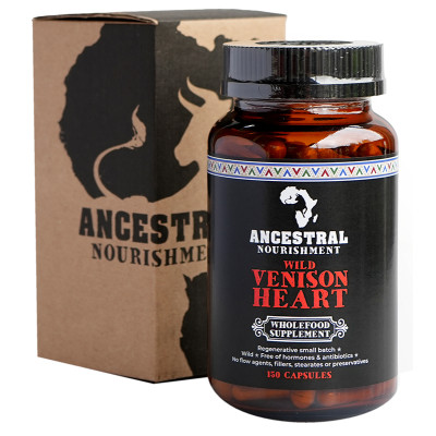 Ancestral Nourishment Wild Venison Heart Supplements