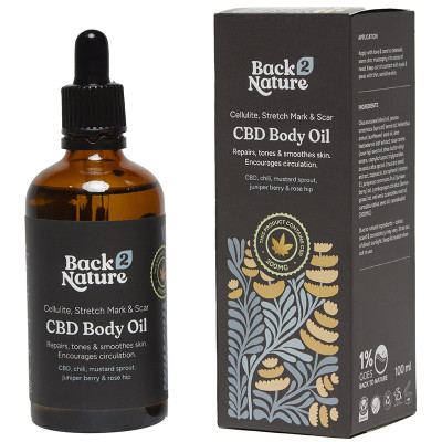Back 2 Nature Cellulite, Stretch Mark & Scar CBD Body Oil