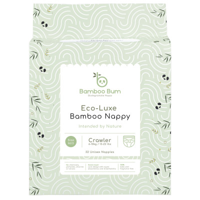 Bamboo Bum Disposable Nappies - Crawler