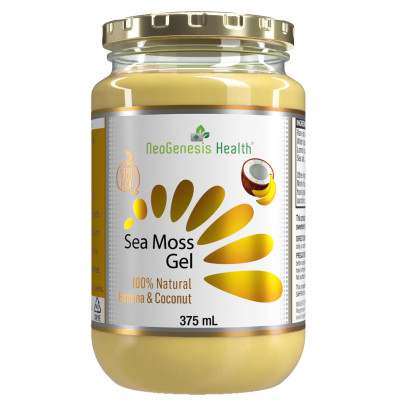 Neogenesis Sea Moss Gel - 100% Natural Banana & Coconut 