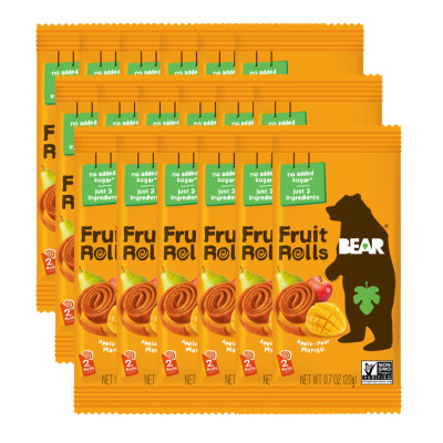 Bear Fruit Rolls Mango x 18