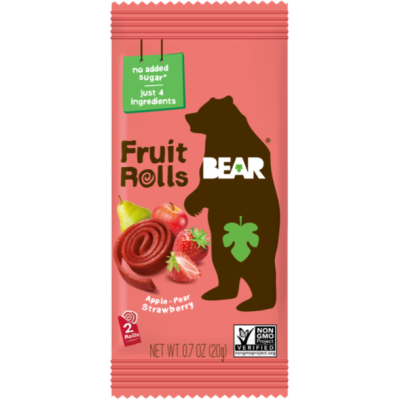 Bear Fruit Rolls Strawberry