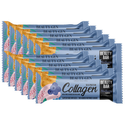 Beauty Gen Collagen Bar Blueberry x 12