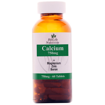 BioLife Calcium Magnesium Zinc & Boron (750mg)