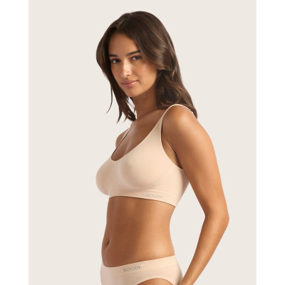 Boody Bamboo Shaper Crop Bra - Shell
