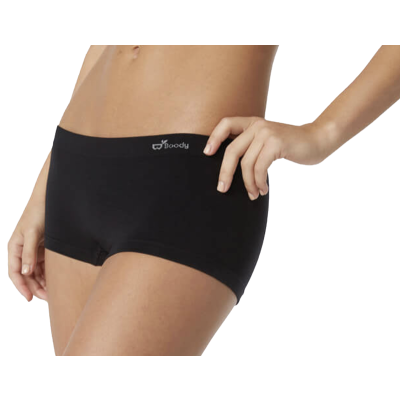 Boody Bamboo Women's Boyleg Briefs - Black