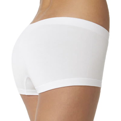 Boody Bamboo Women's Boyleg Briefs - White