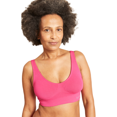 Boody Padded Shaper Crop Bra - BCA Pink