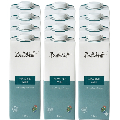 ButtaNutt Almond Milk Bottle 1L x 12