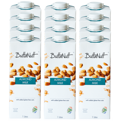ButtaNutt Almond Milk Bottle 1L x 12