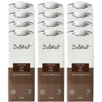ButtaNutt Cocoa Oat Milk Bottle 1L x 12