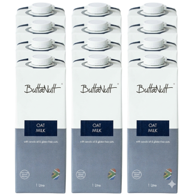 ButtaNutt Oat Milk Bottle 1L x 12
