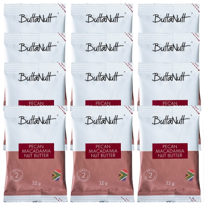 Buttanutt Pecan Macadamia Spread - Squeeze Pack x 12