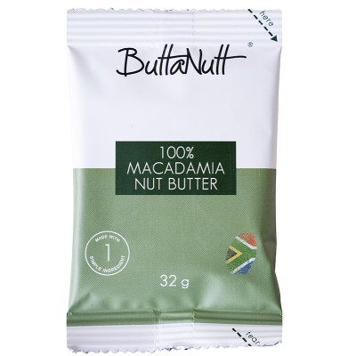 Buttanutt Roasted Macadamia Spread - Squeeze Pack
