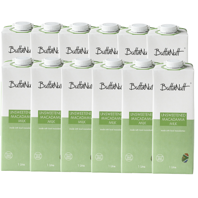 ButtaNutt Unsweetened Macadamia Milk x 12