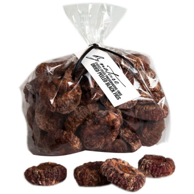 By Nature Sulphur-Free Dried Whole Peeled Black Figs, 500g