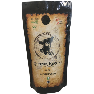 Captain Kirwin's Organic Coffee Beans - Decaf SWP