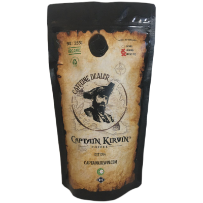 Captain Kirwin's Organic Coffee Ground - Decaf SWP
