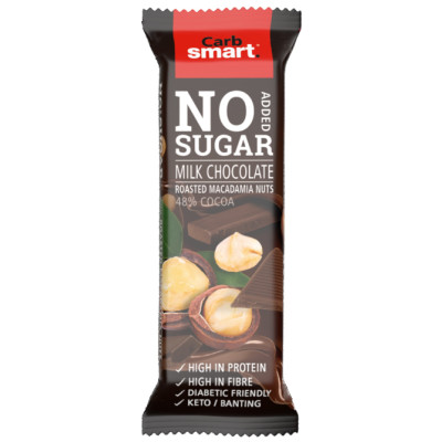 Carbsmart Macadamia Nut Milk Chocolate