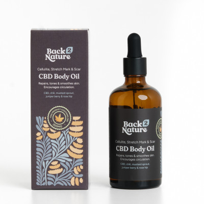 Back 2 Nature Cellulite, Stretch Mark & Scar CBD Body Oil