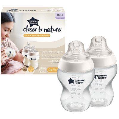 Tommee Tippee Closer To Nature Baby Bottle Pack - 260ml