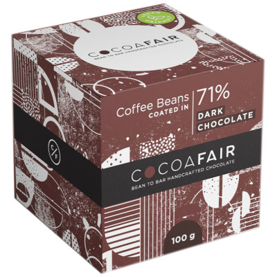 Cocoafair Coffee Beans in 71% Dark Chocolate