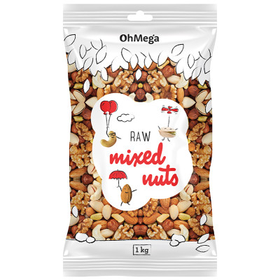 Oh Mega Raw Mixed Nuts