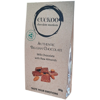 Cuckoo Chocolates Milk Chocolate & Raw Almonds