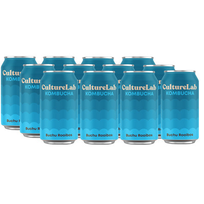 CultureLab Buchu Rooibos Kombucha x 12