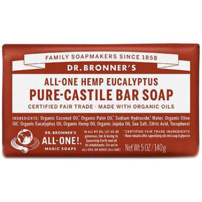Dr. Bronner's Pure Castile Soap Bar - Eucalyptus