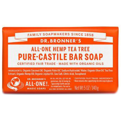 Dr. Bronner's Pure Castile Soap Bar - Tea Tree