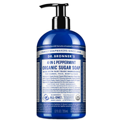 Dr. Bronner's 4-in-1 Peppermint Organic Sugar Soap