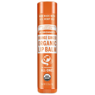 Dr. Bronner's Lip Balm Orange Ginger