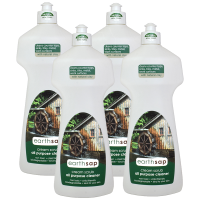 Earthsap All Purpose Cleaner Cream Scrub x 4