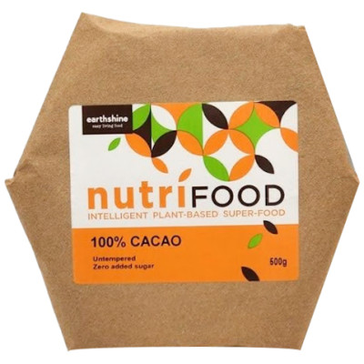 Earthshine 100% Cacao Slab 500g
