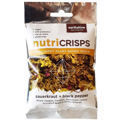 Earthshine Nutricrisps - Sauerkraut & Black Pepper
