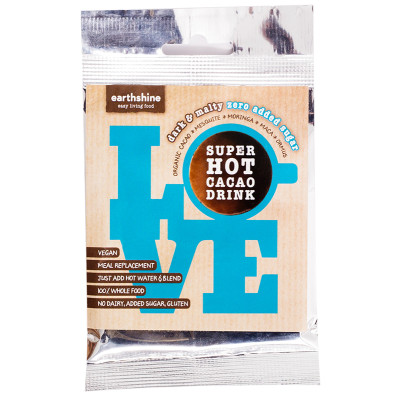 Earthshine Super Hot Cacao Drink - Zero Added Sugar