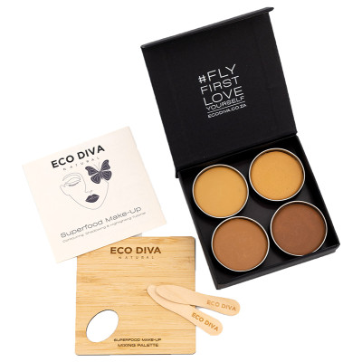 Eco Diva Superfood Make Up Foundation Set
