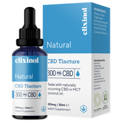 Elixinol Hemp CBD Oil 300mg - Natural