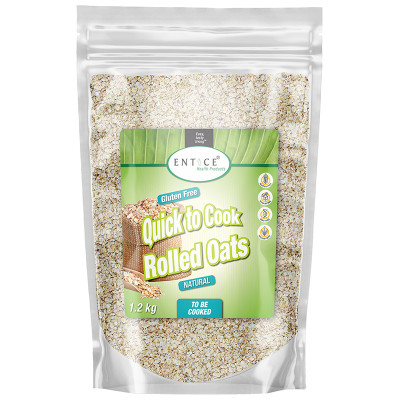 Entice Gluten Free Quick to Cook Rolled Oats 1.2kg (Untoasted)