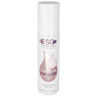 ESQ Skincare LumiPure - AHA Elixir: 7% Glycolic & Lactic Acid Toner