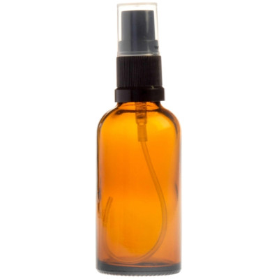 Essentially Natural Amber Glass Bottle with Spritzer - 50ml